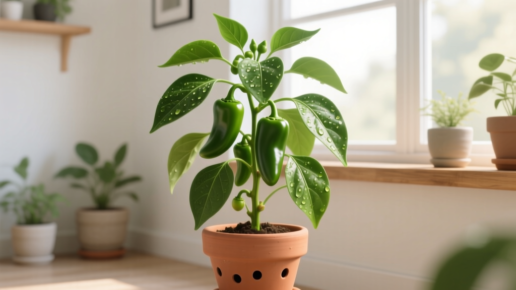 Small How to Take Care of a Jalapeño Plant Indoors: The 7-Step Indoor Pepper Guide That Prevents Leggy Stems, Blossom Drop, and Zero Fruit—Even in Apartments with Low Light and No Garden