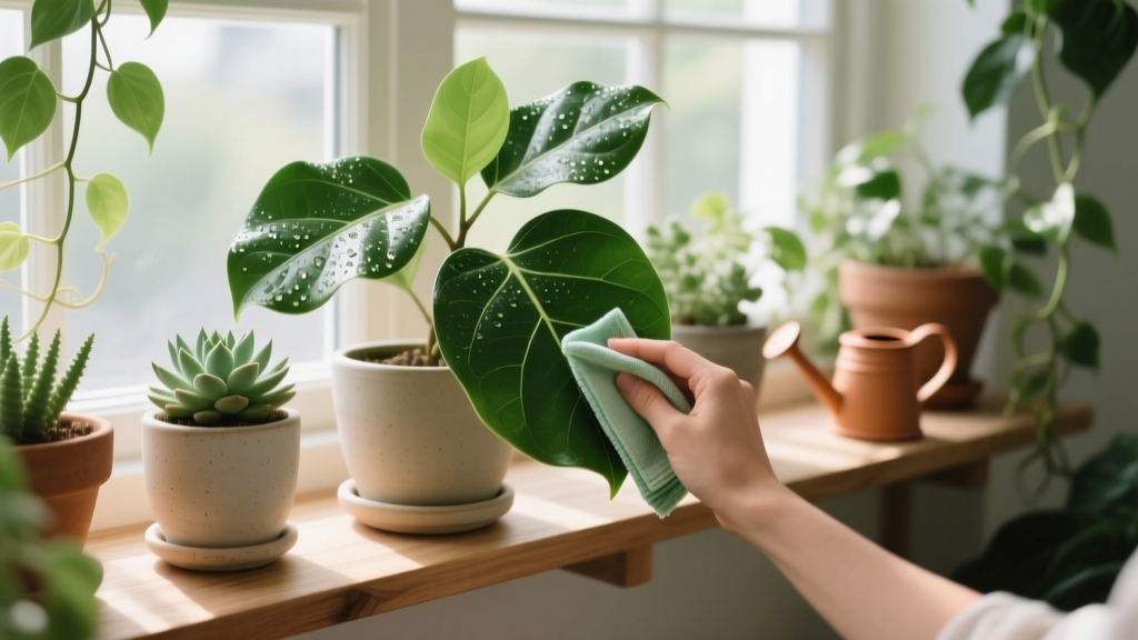 What to Use to Clean Indoor Plant Leaves: 7 Safe, Effective & Pet-Safe Solutions (No More Sticky Residue, Dust Buildup, or Leaf Damage — Even for Delicate Plants Like Calathea and Ferns)
