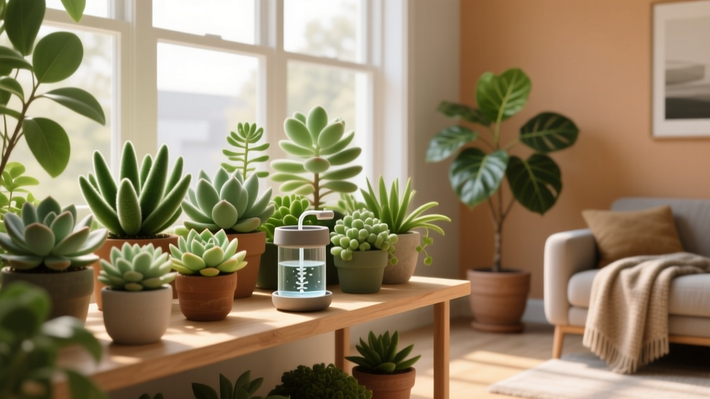 Succulent How to Self Water Indoor Plants While on Vacation: 7 Foolproof, Low-Tech & Smart Methods That Actually Work (No Overwatering, No Wilting, No Plant Funerals)