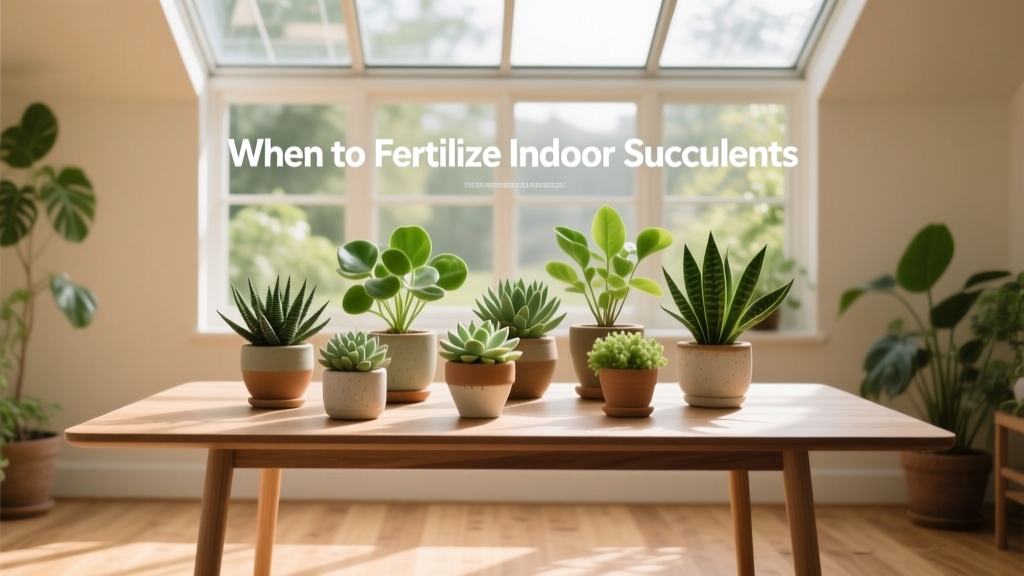 Succulent What Months to Fertilize Indoor Plants: The Exact 4-Month Window That Boosts Growth (and Why Fertilizing Outside It Causes Root Rot, Leggy Stems, and Wasted Money)