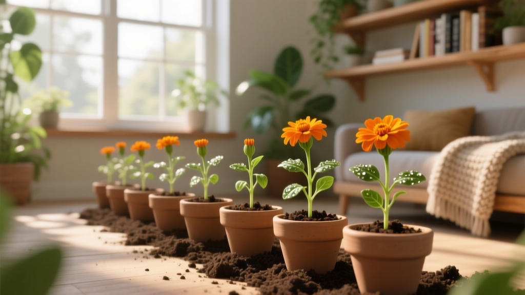 Marigolds Indoors with Cats? Here’s the Truth: Are They Toxic, How Deep to Plant Seeds (1/4 inch—Not Deeper!), & 5 Safe Alternatives That Bloom Brighter