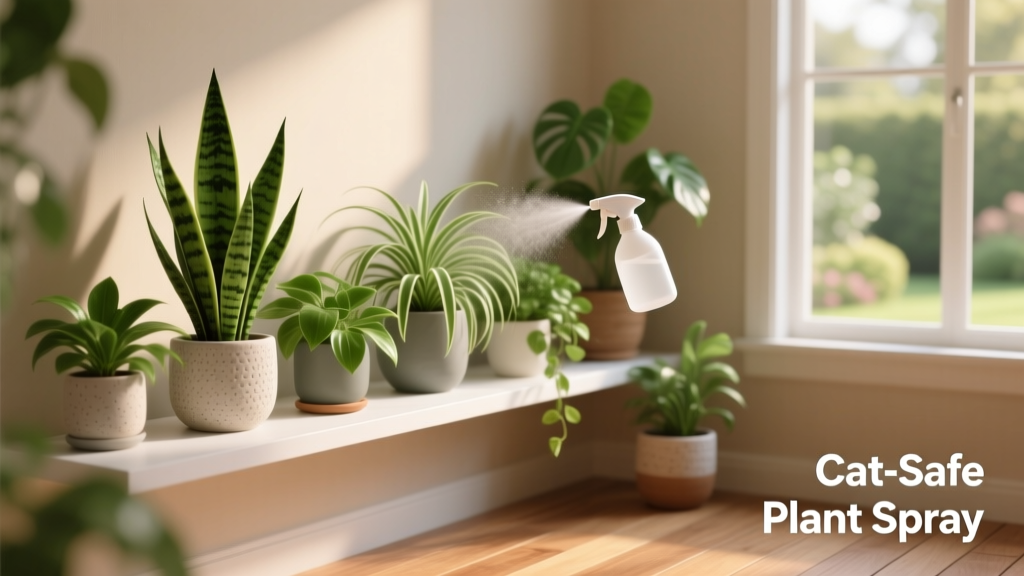 Toxic to cats? What do you spray on outdoor plants before bringing indoors—5 vet-approved, non-toxic rinses & sprays (plus 3 you must NEVER use)