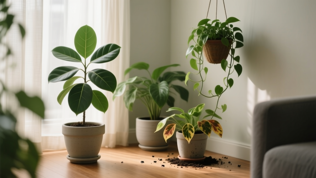 What kills gnats in indoor plants in low light — 7 science-backed, non-toxic solutions that won’t harm your ferns, ZZ plants, or snake plants (and why vinegar traps alone fail in dim corners)