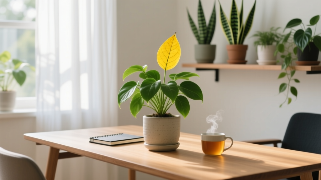What Plants Are Good for Indoor Work Desk With Yellow Leaves? 7 Low-Light, Low-Maintenance Picks That *Actually* Thrive—Plus Exactly Why Yours Turned Yellow (and How to Fix It in 48 Hours)