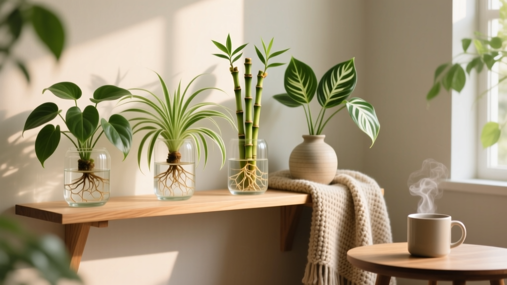 12 Thriving Indoor Plants That Grow in Water — All Under $20 (No Soil, No Mess, Zero Experience Needed)