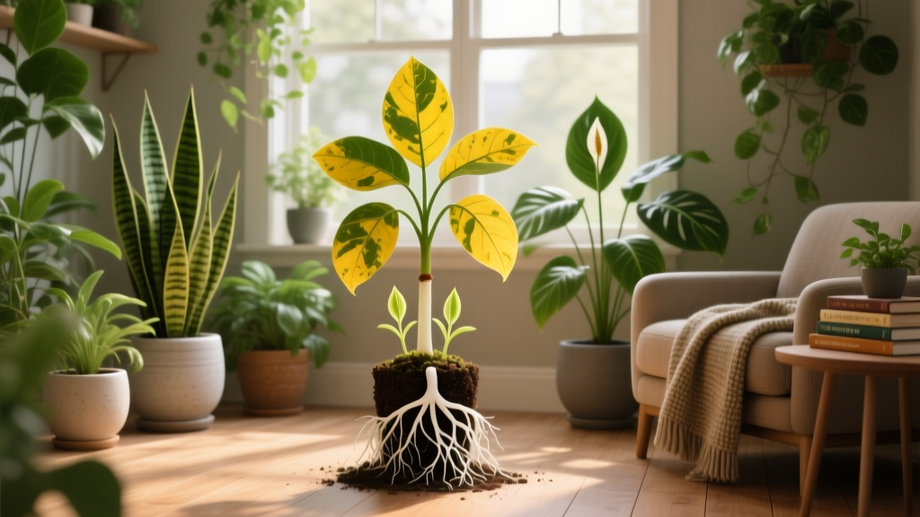 Yellow Leaves on Your Crown-Divided Plant? Here’s Exactly Which Species Thrive With This Method—and Why Yellowing Isn’t Always a Red Flag (Plus 4 Fixes You’re Missing)