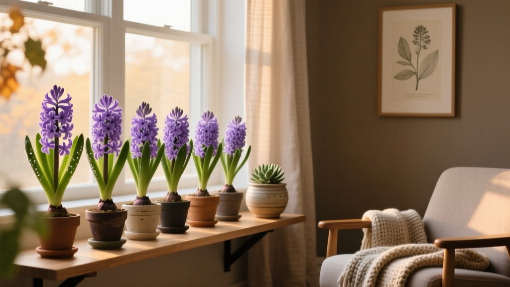 When to Plant Indoor Hyacinths for Xmas Under $20: The Exact 12-Week Countdown (No Chill Required, No Fancy Gear Needed)