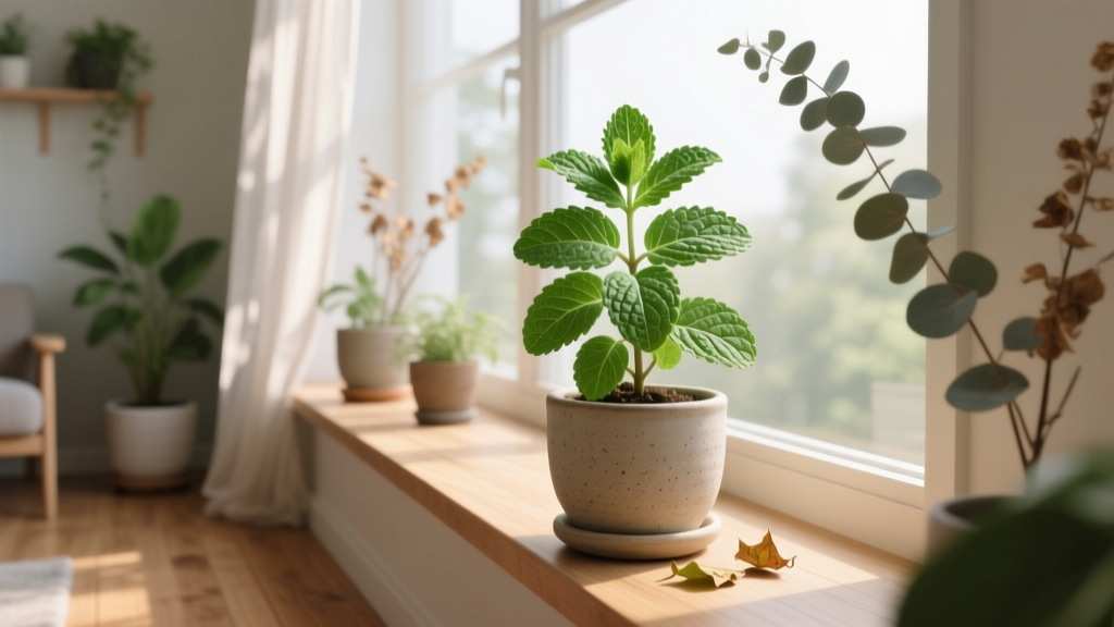 Why Your Indoor Mint Is Dropping Leaves — And Exactly When to Plant (or Repot) It Indoors for Lush, Non-Dropping Growth All Year