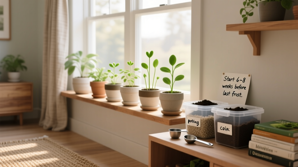 Stop Guessing When to Start Seeds Indoors in Zone 6b — Here’s Your Exact Planting Calendar + The 3-Ingredient Soil Mix That Cuts Damping-Off by 78% (Backed by Cornell Extension Trials)