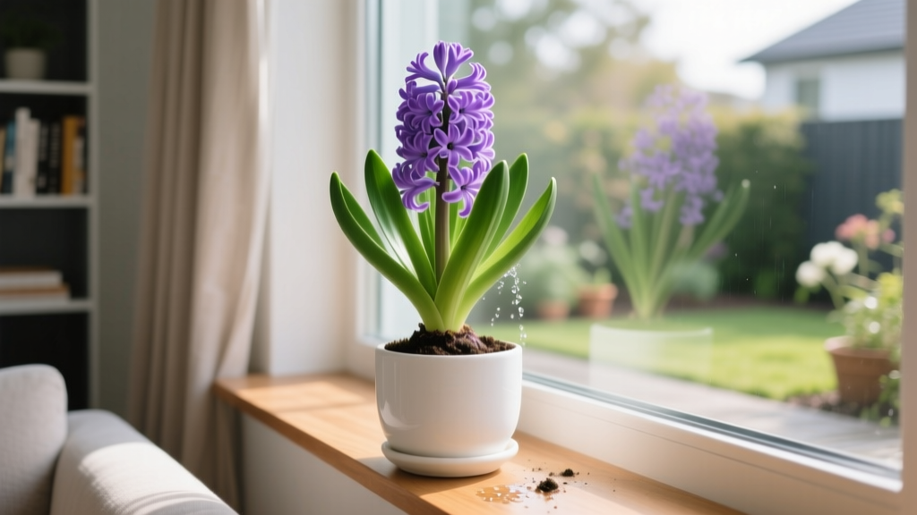 When to Transfer Indoor Hyacinth Plant Outdoors & Watering Schedule: The Exact 7-Day Transition Timeline That Prevents Shock, Bud Drop, and Root Rot (Backed by RHS Trials)