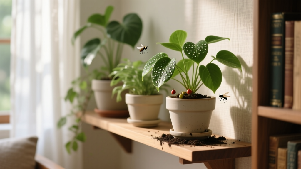 Why Are My Indoor Plants Attracting Flies in Low Light? 7 Science-Backed Fixes That Stop Fungus Gnats & Drain Flies in 48 Hours—No Repotting Required