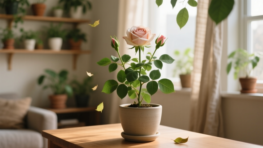 Why Are the Leaves Falling Off My Indoor Rose Plant? 7 Science-Backed Causes (and Exactly What to Do Within 48 Hours to Save It)