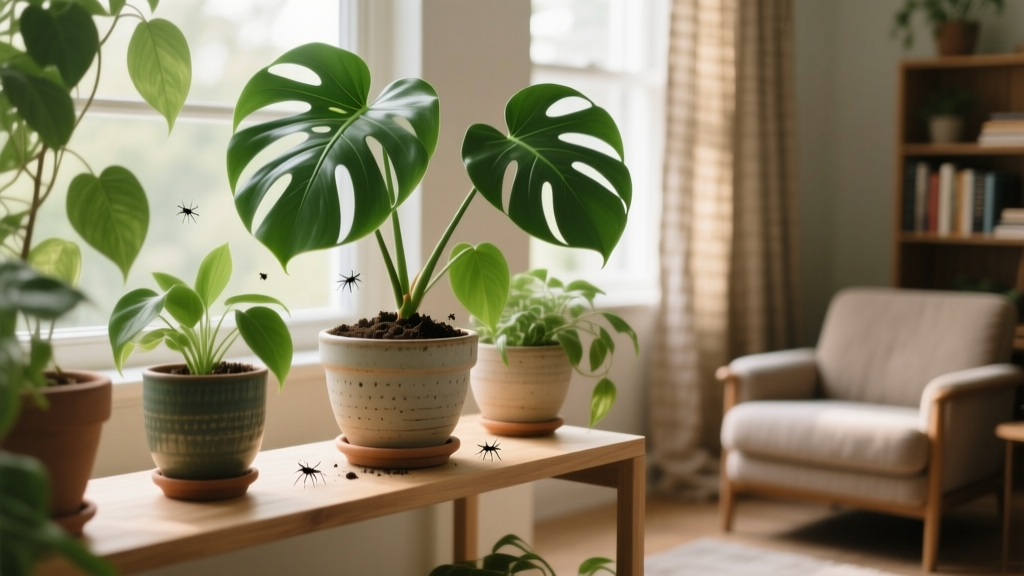 Why Are There Gnats Around My Indoor Plants Not Growing? 7 Science-Backed Fixes That Stop Fungus Gnats AND Revive Stalled Growth—No More Guesswork or Gritted Teeth