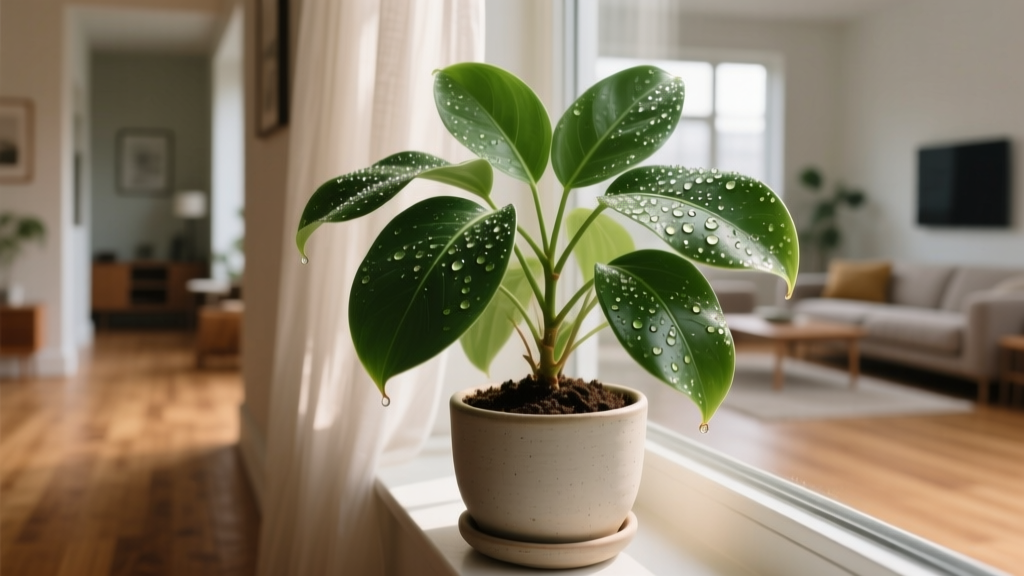 Why Does My Indoor Plant Have Water on the Leaves and Soil Mix? 7 Science-Backed Causes (and Exactly What to Do Before Root Rot Sets In)