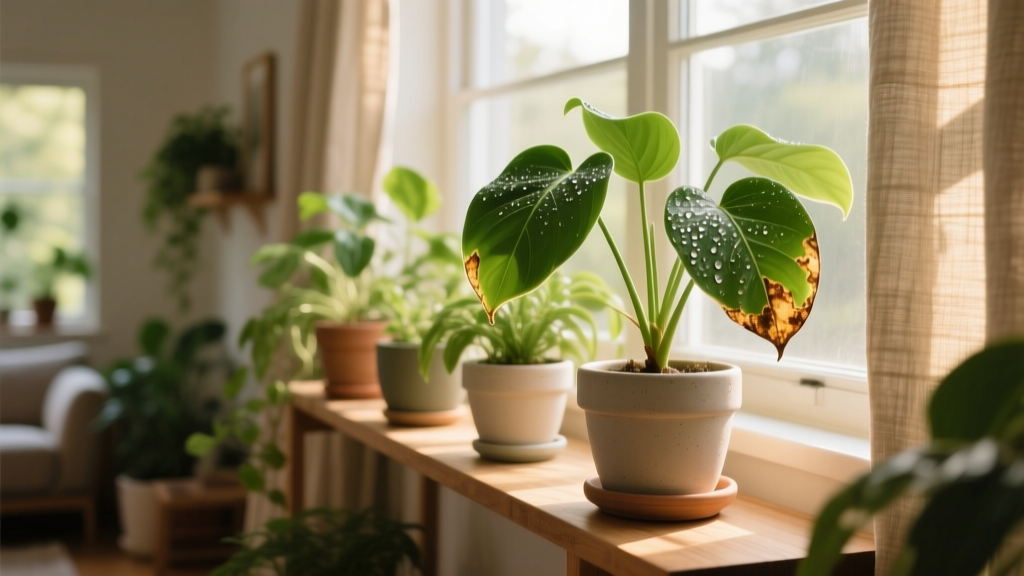 Why Indoor Plants Leaves Turn Brown Watering Schedule: The 5-Step Diagnostic Fix That Stops Brown Tips in 72 Hours (No More Guesswork or Overwatering)