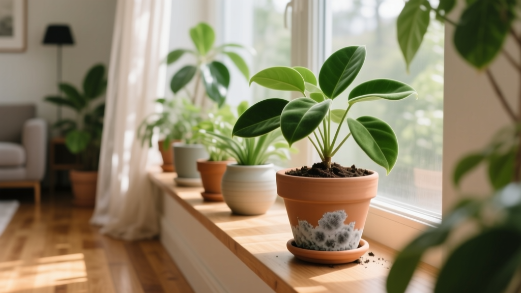 Why Is My Indoor Plant Soil Going Mouldy Pest Control? 7 Science-Backed Fixes That Stop Fungus *Before* It Harms Roots—No Repotting Required (Most of the Time)