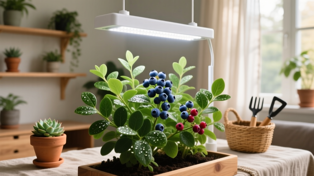 Will a Grow Light Help Indoor Blueberry Plants? Your Fertilizer Guide Reveals the Truth: Why Light + Nutrients Must Work Together (Not Separately) to Avoid Stunted Growth, Poor Fruit Set, and Acidic Soil Collapse
