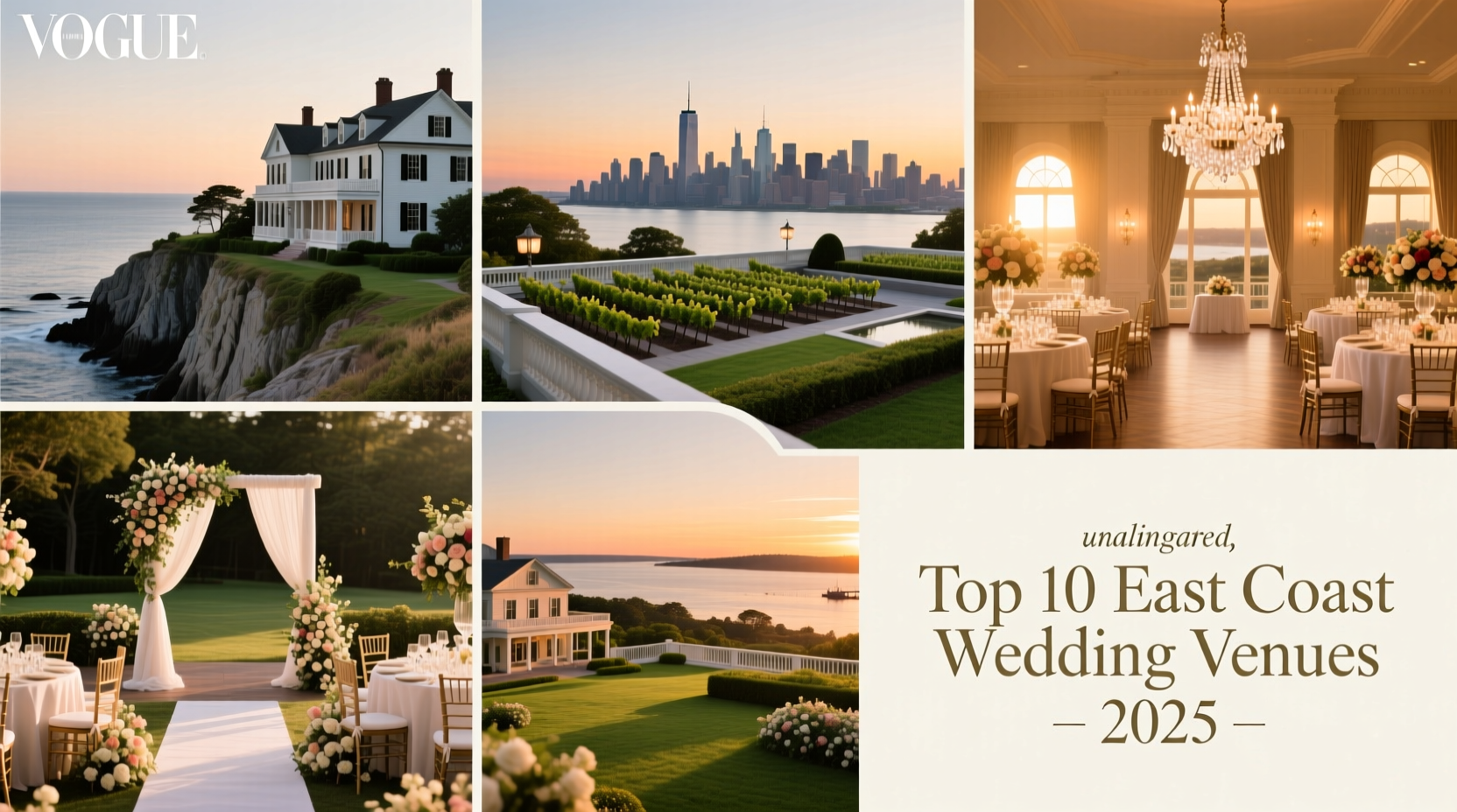 East Coast venues that say ‘yes’ to intimate weddings, rainy-day plans, and real parking
