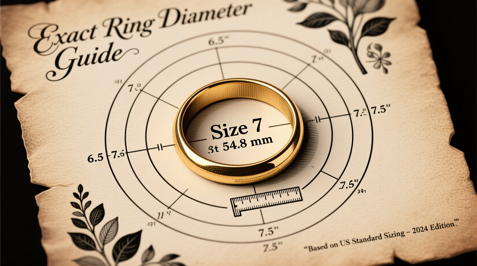 Size 7 isn’t just a number—it’s a precise 17.3 mm circle meant to hug your finger just right