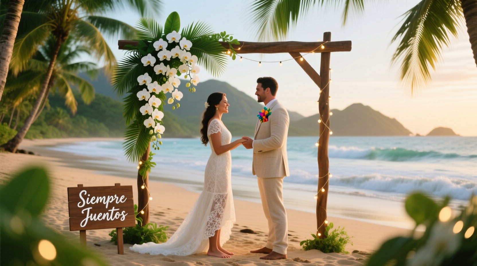 Sunrise vows on Papagayo, dinner under string lights in Manuel Antonio—Costa Rica, unplugged