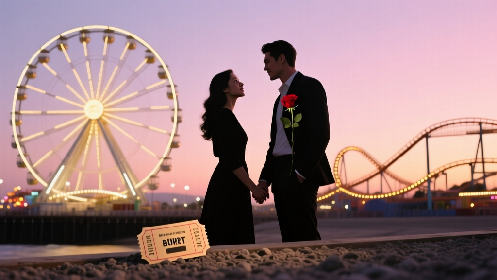Amusement Park Proposal Thrill and Romance