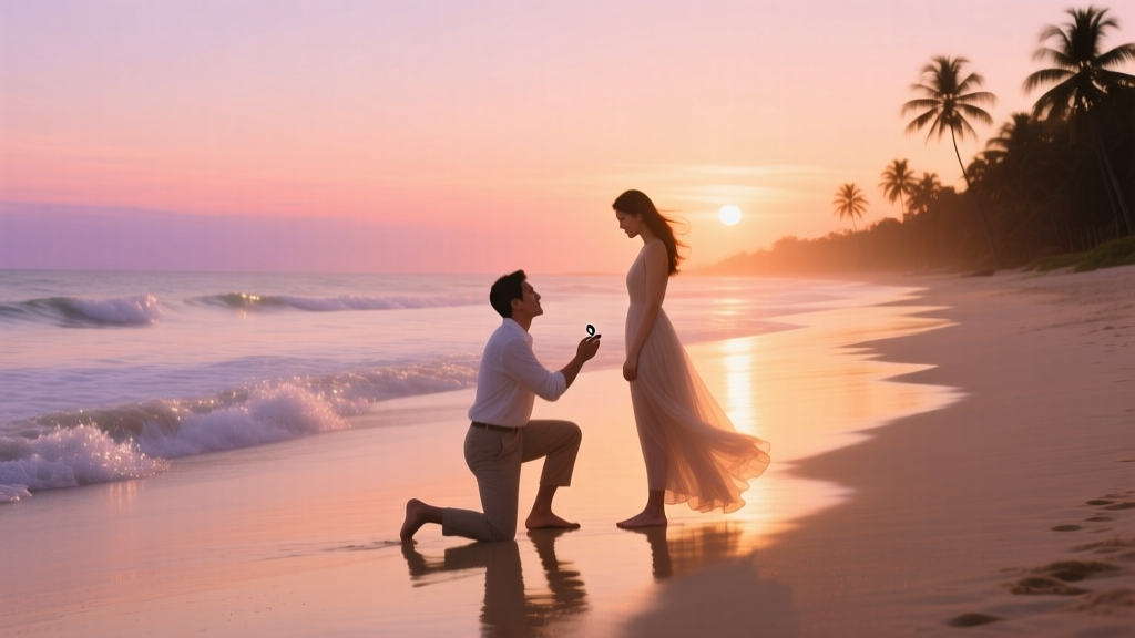 Beach Proposal Ideas for Sunset Romance