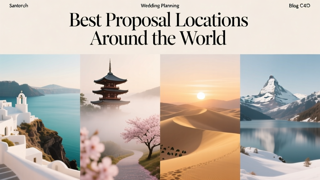 Best Proposal Locations Around the World