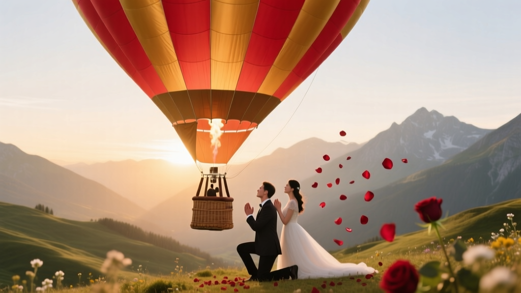 Hot Air Balloon Proposal Adventure of a Lifetime