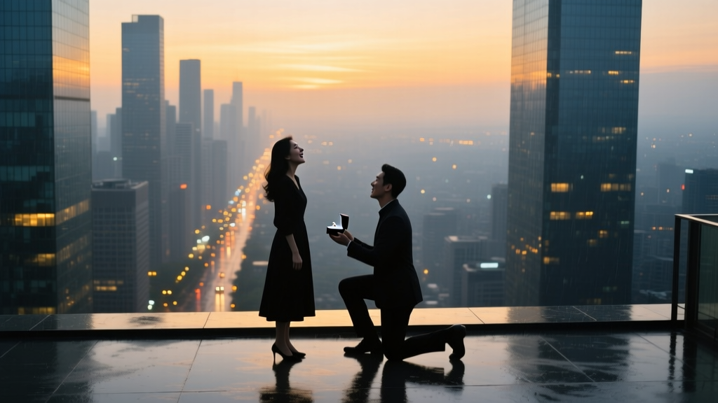 How to Plan a Proposal at a City Skyline Overlook