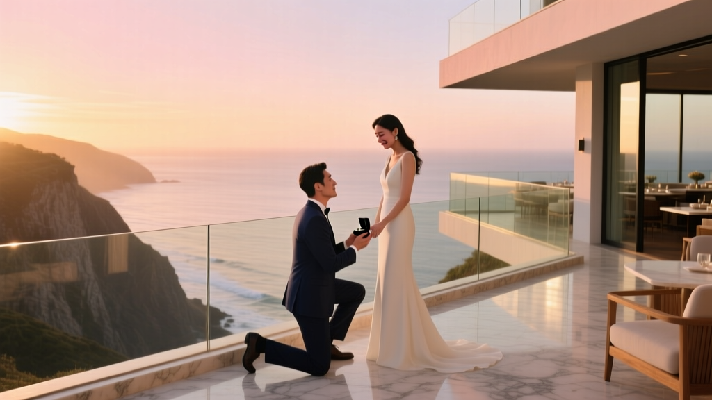 How to Plan a Proposal at a Cliffside Restaurant