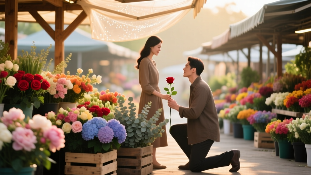 How to Plan a Proposal at a Flower Market