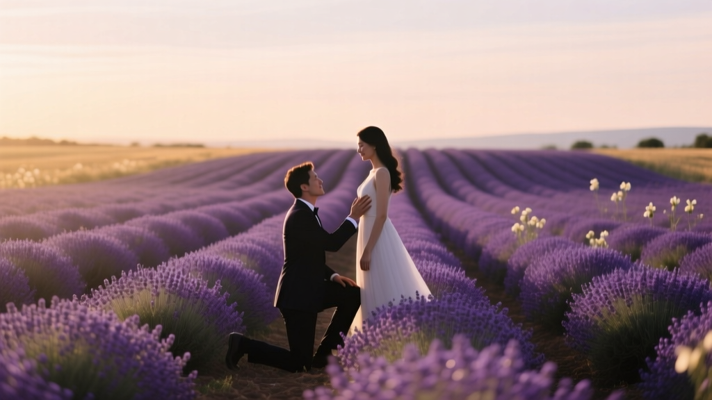 How to Plan a Proposal at a Lavender Field