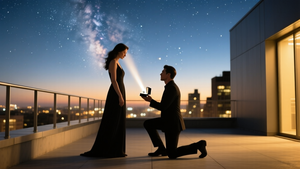 How to Plan a Proposal at a Rooftop Under the Stars