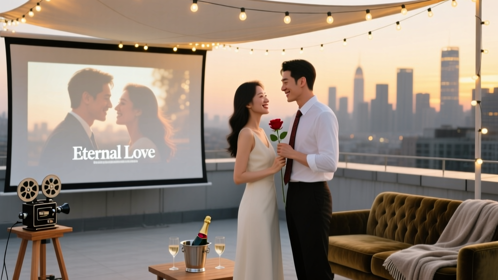 How to Plan a Proposal at a Rooftop Private Cinema