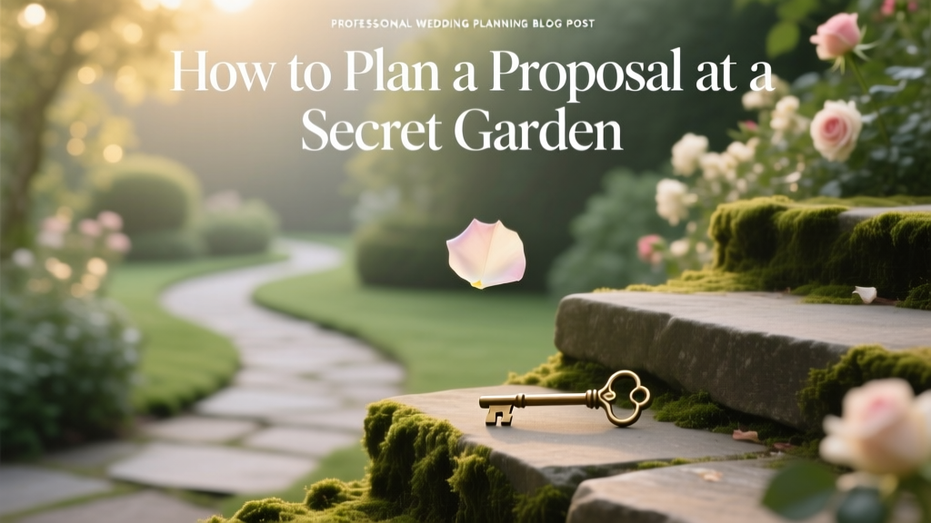 How to Plan a Proposal at a Secret Garden