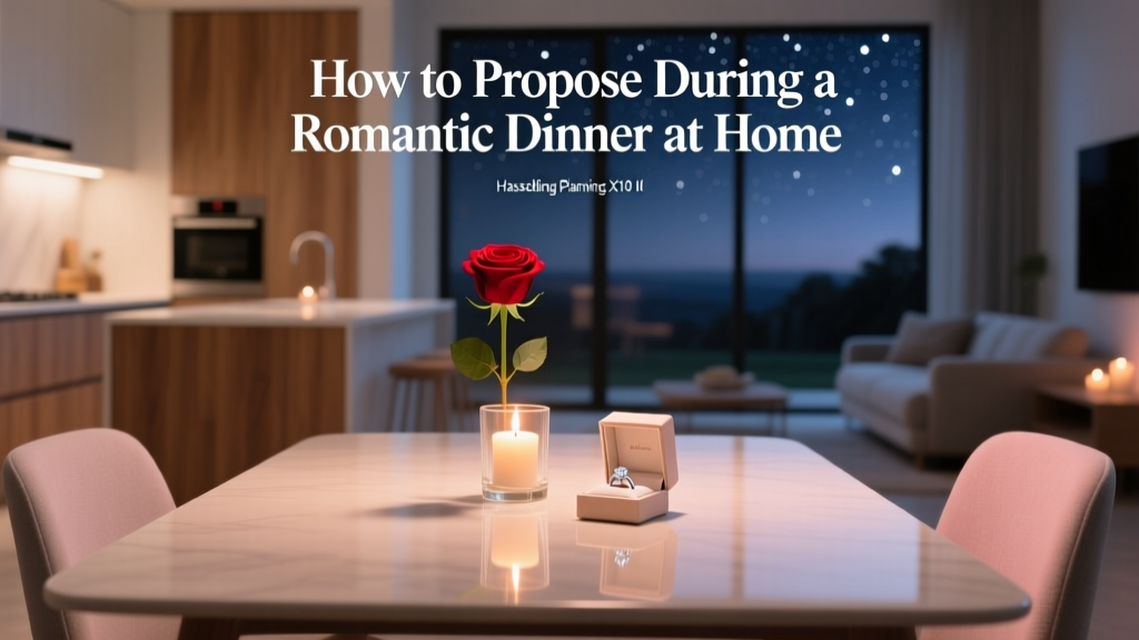 How to Propose During a Romantic Dinner at Home