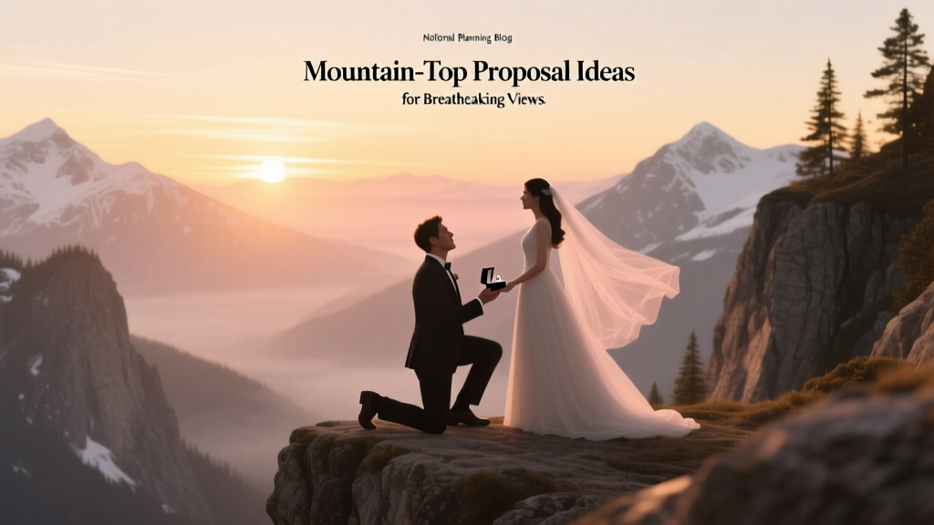 Mountain Top Proposal Ideas for Breathtaking Views