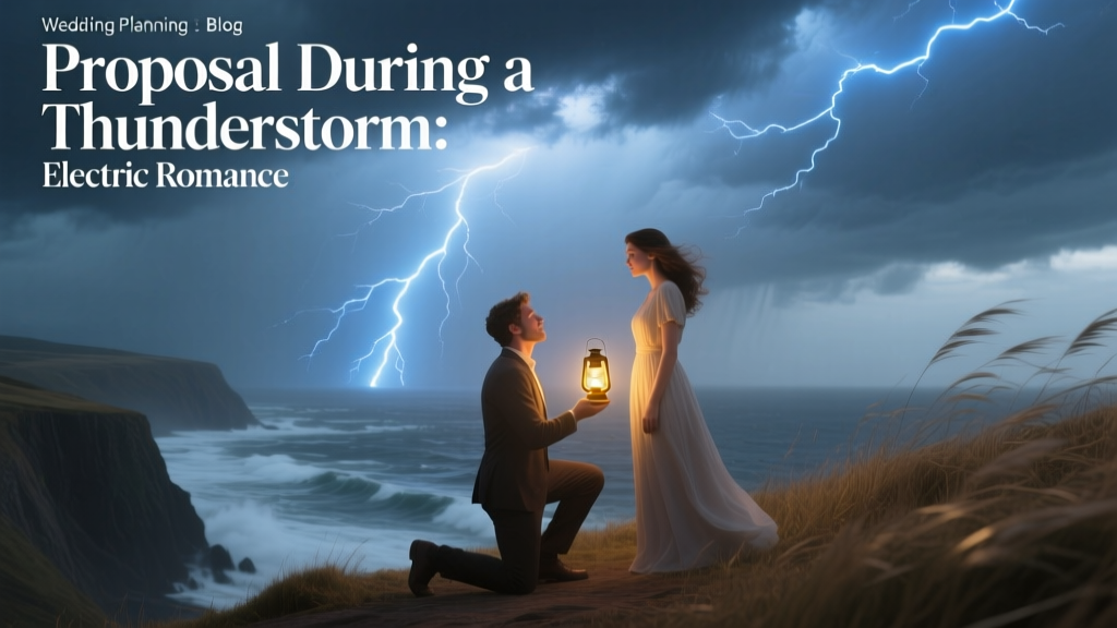 Proposal During a Thunderstorm Electric Romance