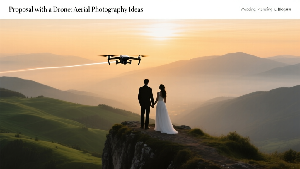 Proposal With a Drone Aerial Photography Ideas