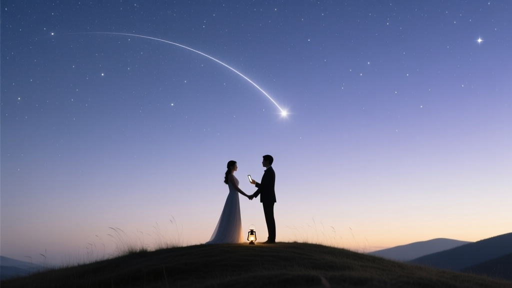 Stargazing Proposal Cosmic Romance