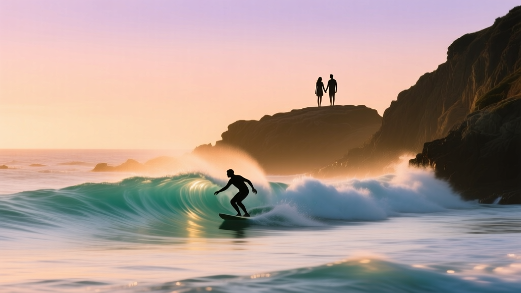 Surfing Proposal Catch the Wave of Love