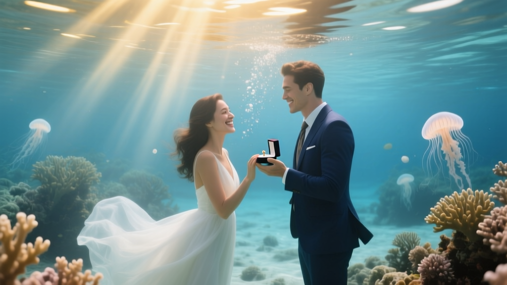 Underwater Proposal Ideas for Ocean Lovers
