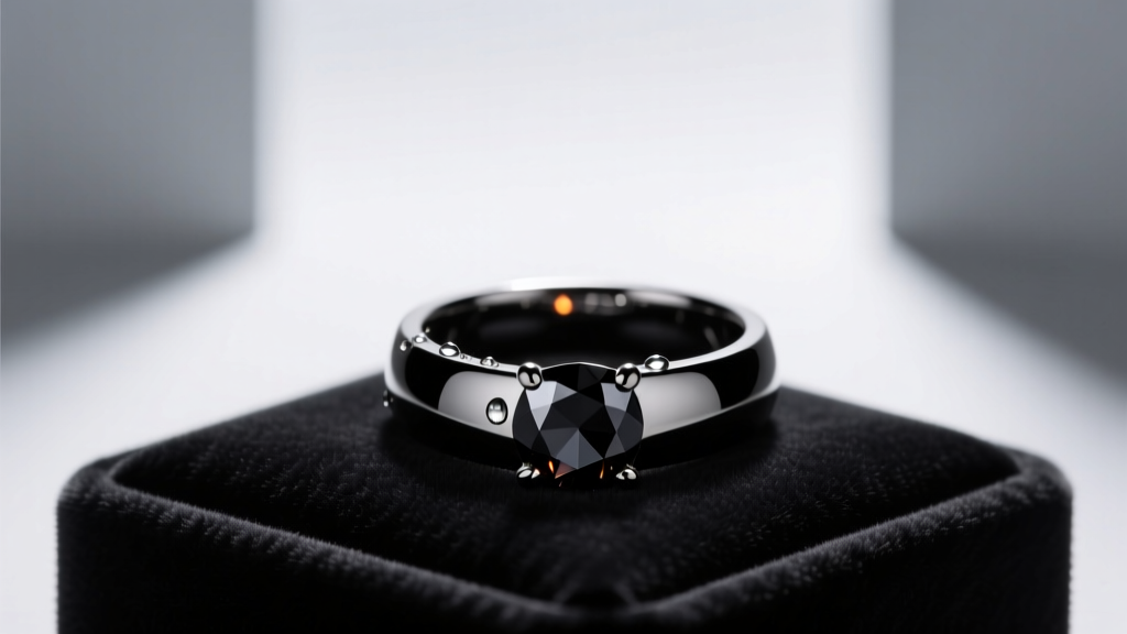 Black Diamond Engagement Rings Bold and Unique Choice