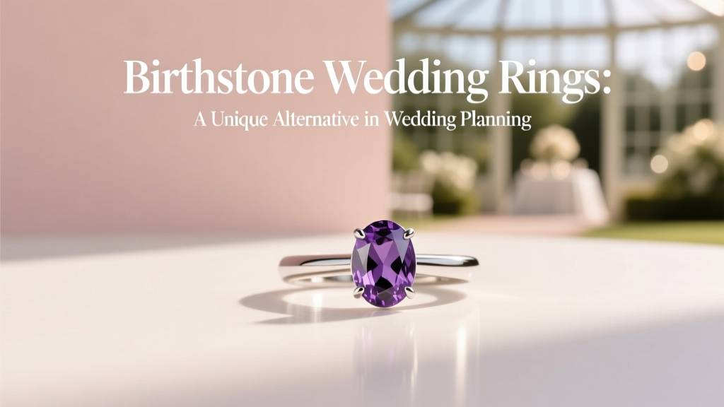 Birthstone Wedding Rings A Unique Alternative