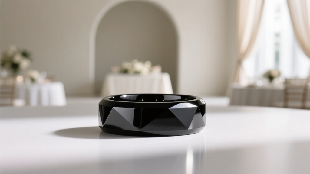 Black Onyx Wedding Bands Bold Statement