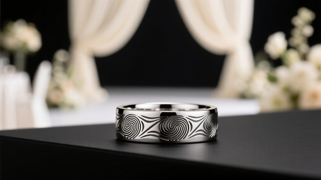 Damascus Steel Wedding Bands Unique Patterns
