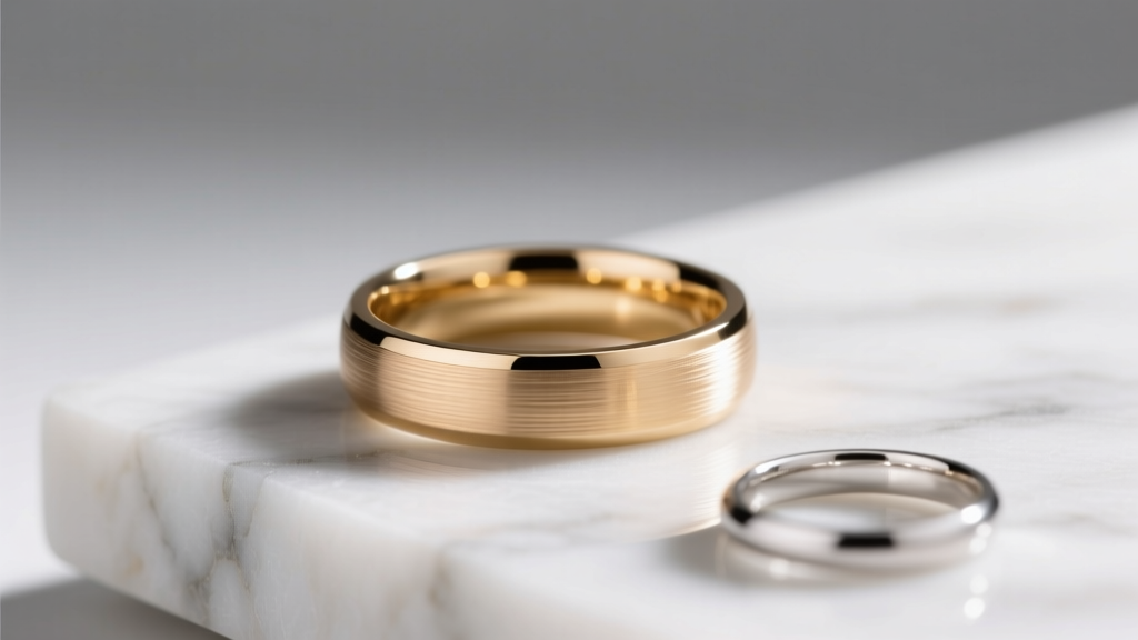 How to Choose a Wedding Band With a Brushed Finish