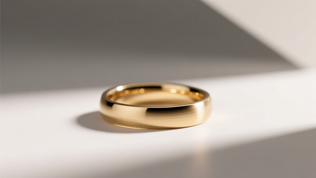 How to Choose a Wedding Band With a Brushed Gold Finish