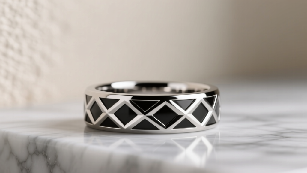 How to Choose a Wedding Band With a Geometric Pattern