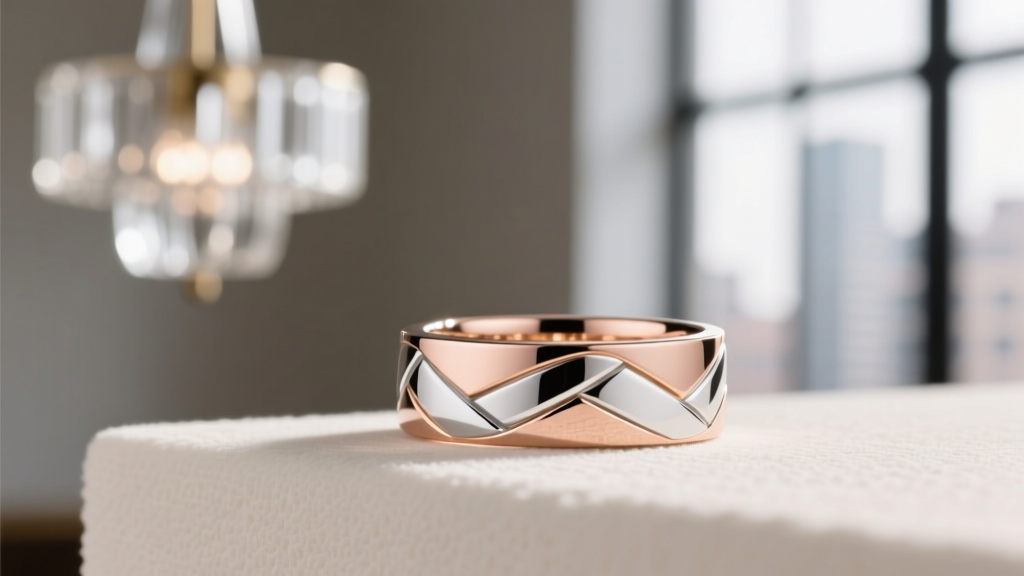 How to Choose a Wedding Band With a Mixed Metal Design